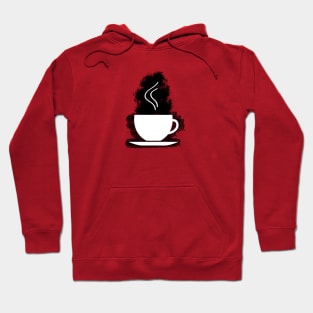 hot coffee in a warm coffee cup Hoodie